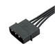 Удлинитель molex черный 32см 709