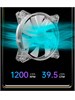 Кулер с подсветкой 120мм 2шт. 776*2