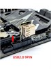 Переходник USB 2.0 9pin - USB type A два влево 781 - фото 5513