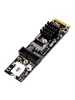 Плата расширения M.2 NGFF MKEY на USB 3.1 type E и USB 3.0 19pin 825 - фото 5756