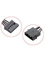 Переходник питания molex - SATA (прямой) 22см 48