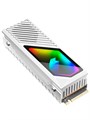 Радиатор для M.2 SSD 2280 с ARGB подсветкой белый 884