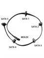 Разветвитель переходник Molex - 5x SATA 891
