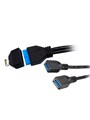 Переходник с USB 3.1 type E на USB 3.0 19pin 823
