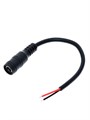 Разъем DC 5.5*2.1 мама черный 15 см 964*3