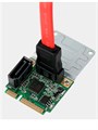 Плата расширения mini PCIe - SATA3 х2 961
