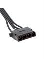 Удлинитель molex черный 62см 985