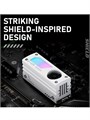 Радиатор для SSD M.2 2280 с ARGB и кулером белый арт. 989 989