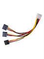 Переходник питания molex - 3хSATA (прямые) 1071