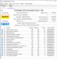 Жесткий диск Toshiba 500gb (тревога 3 перен.сект.) S3-10