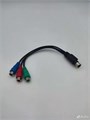 Переходник с 7Pin TV RCA RGB на 3хRCA S3-88