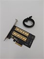 Переходник PCI-E - M.2 MF-PCIE-NVME-SATA (m key, b key) S3-295