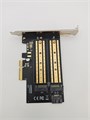 Переходник PCI-E - M.2 MF-PCIE-NVME-SATA (m key, b key) S3-295
